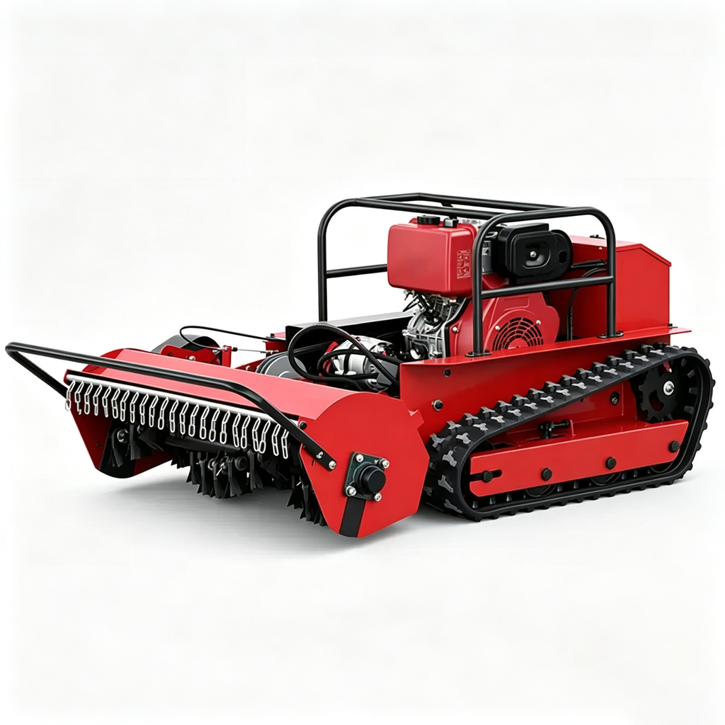 HONSHING Remote Control Crawler Flail Mower